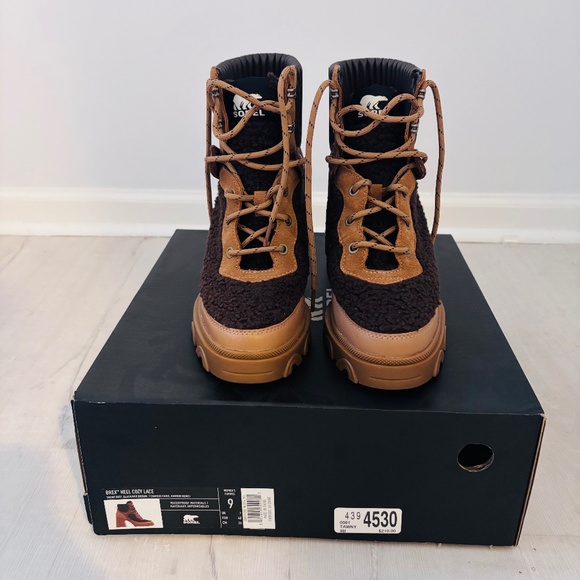 Sorel Brex Leather & Faux Shearling Boots - Picture 1 of 6